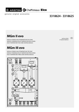 Chaffoteaux MGM II EVO - 2 circuits multi-températures Mode d'emploi