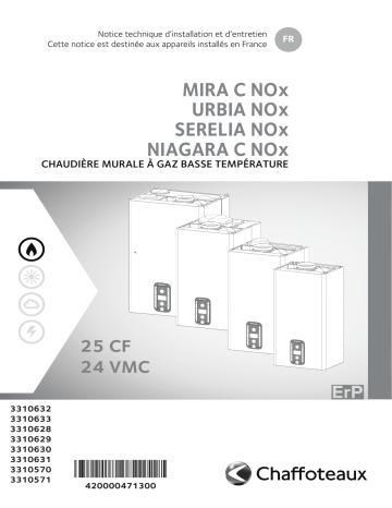 NIAGARA C NOx | URBIA NOx | Chaffoteaux MIRA C NOx Installation manuel | Fixfr