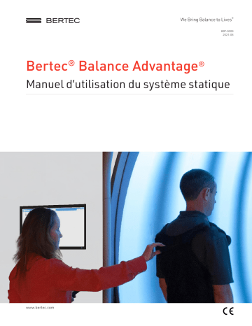 Interacoustics Bertec® Essential and Functional Mode d'emploi | Fixfr