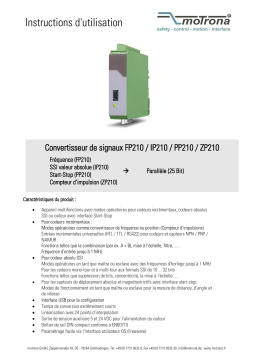 Motrona IP210 Manuel du propriétaire