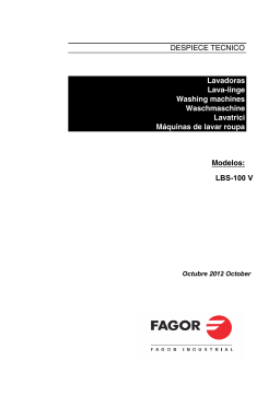 Fagor LBS-100-V Manuel utilisateur