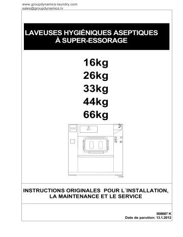 MB66 | MB26 | MB44 | Primus / Lavamac MB33 Manuel utilisateur | Fixfr