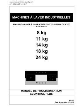 Primus / Lavamac FX105 Manuel utilisateur