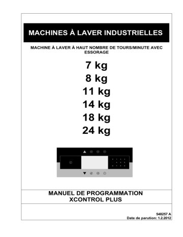 5.4. PAS : LA FONCTION DU PAS DANS UN PROGRAMME. Primus / Lavamac FX180, FX105, FX135, FX80, AF180, AF80, AF105, AF135, AF65, FX240 | Fixfr