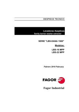 Fagor LBS-22-MPP Manuel utilisateur