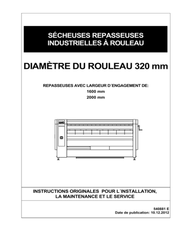 Primus / Lavamac LSR33 Installation manuel | Fixfr