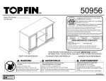 Dorel Home 50956 Top Fin 50-75 Gallon Aquarium Stand Manuel utilisateur