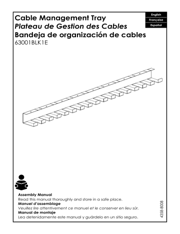 64149BND | 63001BLK1E | 64249BND | 64248BND | 64160BND | Dorel Home 64150BND Bridgeport Pro-Desk Manuel utilisateur | Fixfr