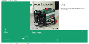 Parkside P-SE 2800 Power Generator Mode d'emploi | Fixfr