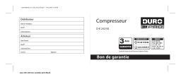 Duro Pro D-K 242/50 Air Compressor Mode d'emploi