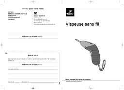 TCM T-AS 3,6-3 Cordless Screwdriver Mode d'emploi