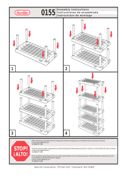 Sterilite 4 x 01553V01 36 in. x 18 in. x 75.1 in. Resin 5-Tier Freestanding Garage Storage 5-Shelf Ventilated Shelving Unit, Gray (4-Pack) Mode d'emploi