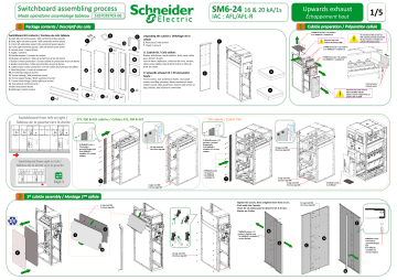 Schneider Electric UPWARDS EXHAUST ( printing A2 format) Mode d'emploi | Fixfr