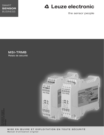 MSI-TRMB-01 | Leuze MSI-TRMB-02 Sicherheits-Schaltgerät Mode d'emploi | Fixfr