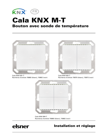 elsner elektronik Cala KNX M-T Manuel utilisateur | Fixfr