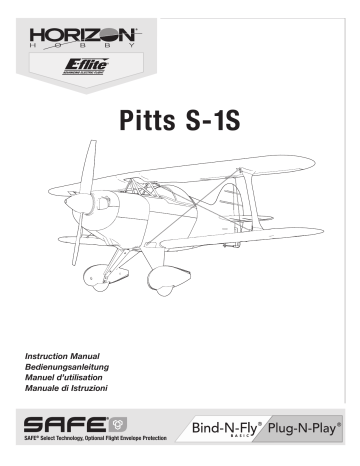 E-flite EFL35500 Pitts S-1S BNF Basic Manuel du propriétaire | Fixfr