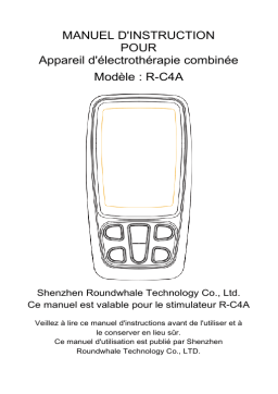 Gima 28405 -CARE TENS/EMS - 2 channels - 60 programmes Manuel du propriétaire