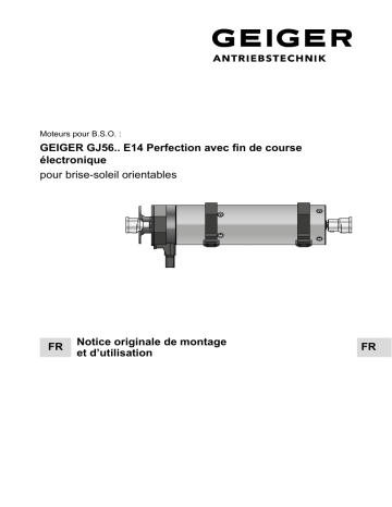 GEIGER GJ56.. E14 Perfection Mode d'emploi | Fixfr