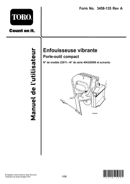 Toro Vibratory Plough Compact Utility Loaders, Attachment Manuel utilisateur