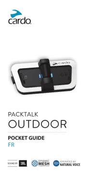 Cardo Packtalk Outdoor Black Mode d'emploi