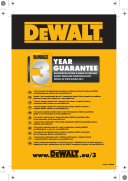 DeWalt DCBP034G Battery Manuel utilisateur