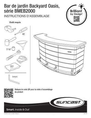 Suncast BMEB2000 Backyard Oasis® Manuel utilisateur | Fixfr