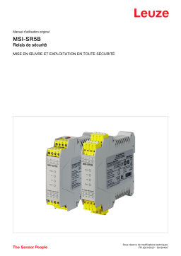 Leuze MSI-SR5B-01 Sicherheits-Schaltgerät Mode d'emploi