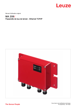 Leuze MA 208i Ethernet Gateway Modulare Anschlusseinheit Mode d'emploi