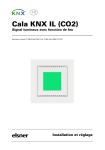 Elsner Cala KNX IL, CO2: Manuel d'utilisation + Chat IA