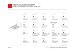 HMIDEA DS-D393-292A Horizontally Channeled Queen Upholstered Platform Bed in Light Gray Mode d'emploi