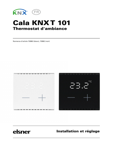 elsner elektronik Cala KNX T 101 Manuel utilisateur | Fixfr