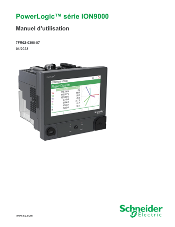 Schneider Electric PowerLogic™ série ION7400 Mode d'emploi | Fixfr