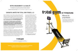 Total Gym Xtreme Manuel du propriétaire