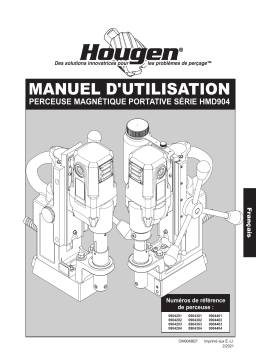 Hougen 0904304 HMD904 Manuel utilisateur