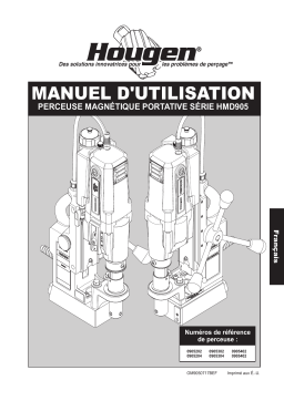 Hougen 0905304 HMD905 Manuel utilisateur