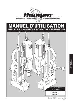 Hougen 0918202 HMD918 Manuel utilisateur