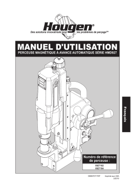 Hougen 0927102 HMD927 Manuel utilisateur