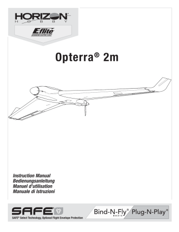 EFL11150 | E-flite EFL11175 Opterra 2m Wing PNP Manuel du propriétaire | Fixfr