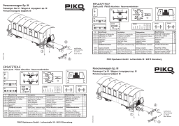 PIKO 37926 G-DR III 2-Axle Coach Manuel utilisateur