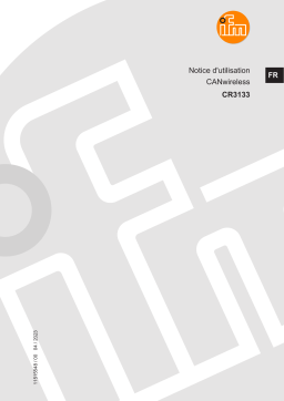 IFM CR3133 CANwireless Mode d'emploi