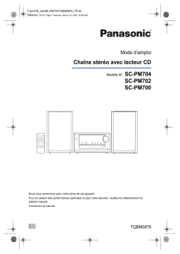 Panasonic SCPM704EG Mode d'emploi