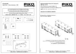 PIKO 53265 Mail Van Post -c/13 DBP III Manuel utilisateur