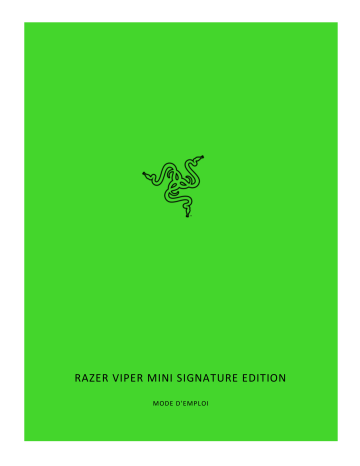 Razer Viper Mini Signature Edition | RZ01-04410 & FAQs Mouse Mode d'emploi | Fixfr