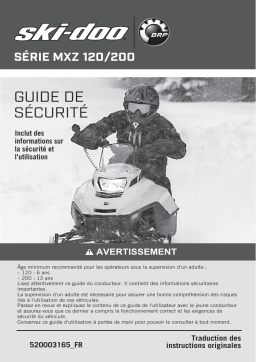 Ski-Doo MXZ 120/200 Manuel du propriétaire