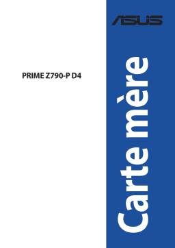 Asus PRIME Z790-P D4 Motherboard Manuel utilisateur