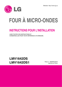 LG LMV1642DS1 Mode d'emploi