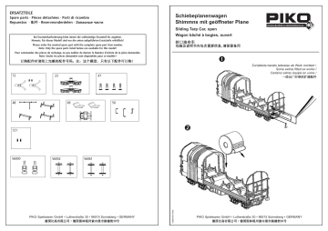 PIKO 54396 Tarp Car LogServ DB AG V, Manuel utilisateur | Fixfr