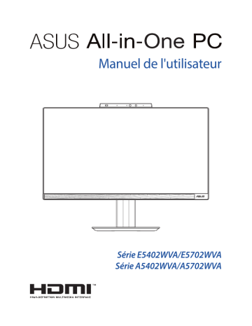 E5402WVA | Asus A5402 All-in-One PC Manuel utilisateur | Fixfr