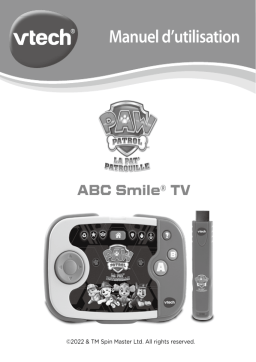 VTech - ABC Smile TV Pat' Patrouille Manuel utilisateur