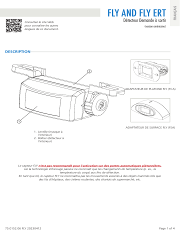 BEA FLY KIT Mode d'emploi | Fixfr